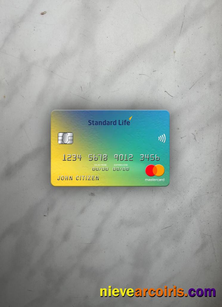 United Kingdom Standard Life bank mastercard photolook